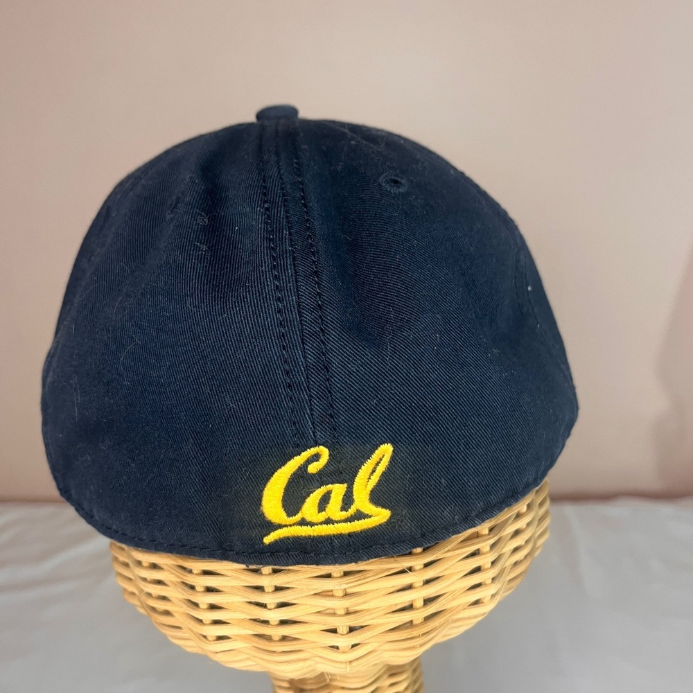47 Brand Cal Golden Bears Hat Navy Blue Yellow Fitted Size Large UC Berkeley - Picture 2 of 9